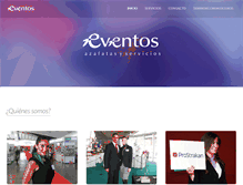 Tablet Screenshot of eventosazafatas.com